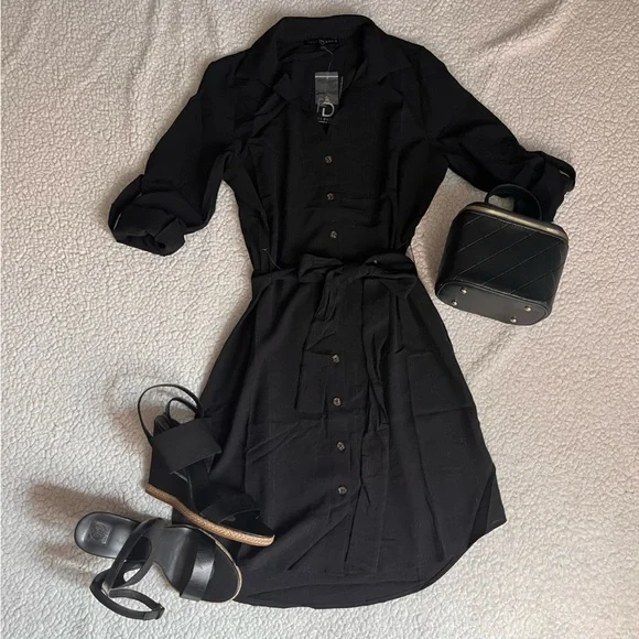 (NWT) Fred David - Shirt Dress - Picture 2 of 11